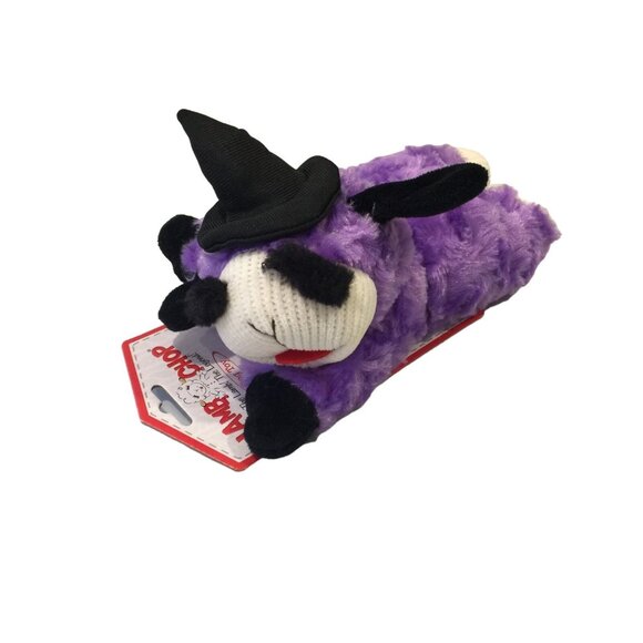Lamb Chop Purple Witch Halloween Plush Squeak 9" Dog Toy - Picture 1 of 4